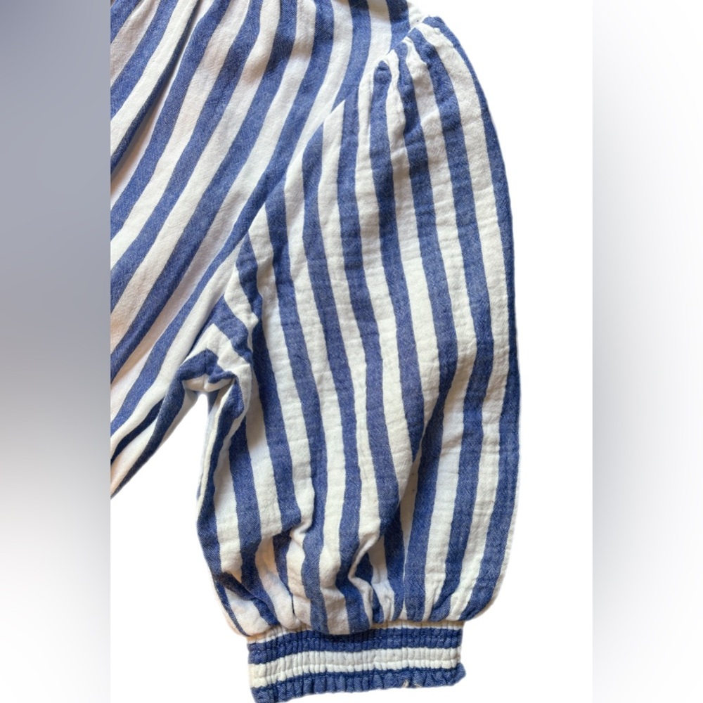 NWT Boden Ada Double Cloth Midi Dress Size 2 Blue White Stripe Coastal Preppy - Picture 14 of 16